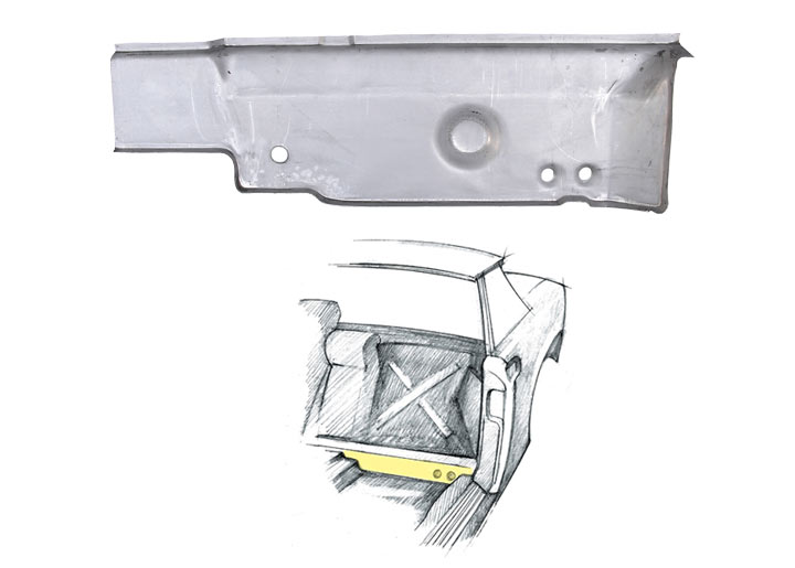 Porsche 914 197076 BODY SHEETMETAL Body Parts