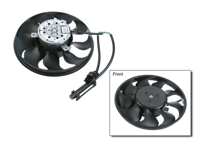 URO Parts 99662413500 Auxiliary Cooling Fan w/Resistor 