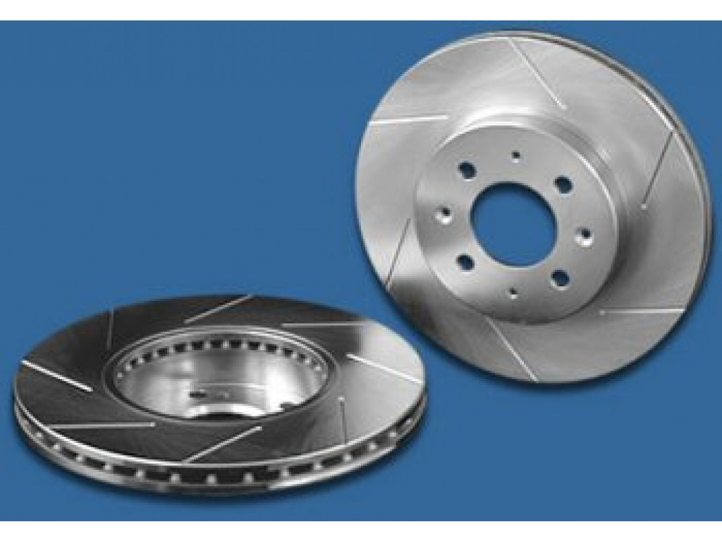SHW Performance Cross-Drilled Monobloc Left Rear Brake Rotors - Porsche Boxster Spyder 2016 main image 0