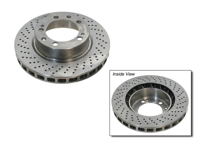 Porsche 928 944 Kit of 2 Front Disc Brake Rotors Zimmermann NEW