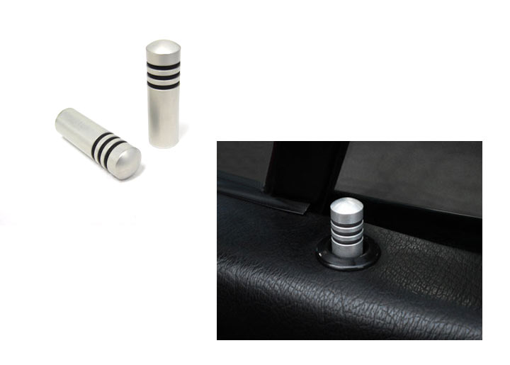 FOR PORSCHE DH06, DH0 6 READY TO SHIP (RENNLINE ALUMINUM DOOR LOCK PINS SET, SILVER)