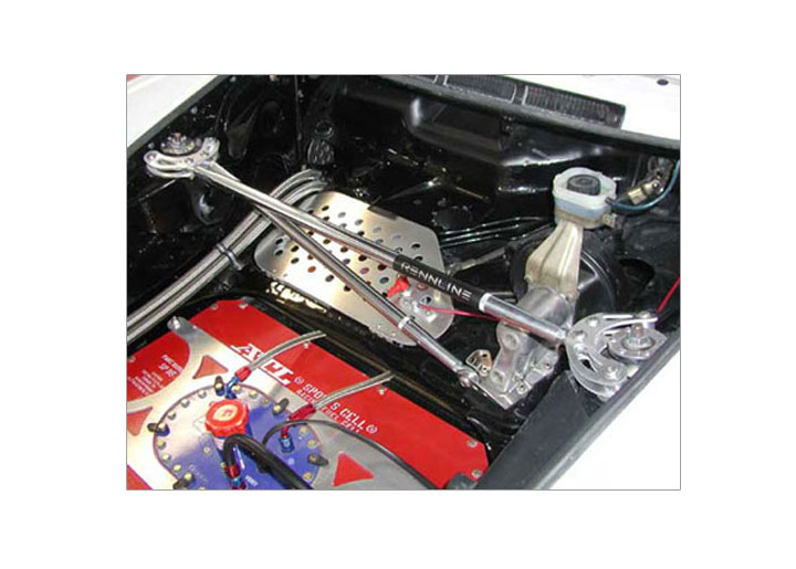 thumbnail image 2 of Ford Focus Front Chassis Brace Massive Speed Strut Tower Brace - USA Made Front Shock Bar For 2012-2018 Ford Focus SE ST RS Front Shock Stress Bar 2 of 10