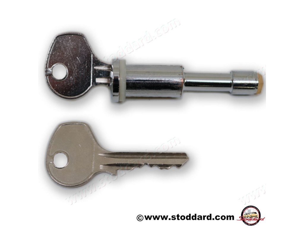 New Genuine Porsche 914 exterior Door Handle set NEW w// lock key left driver