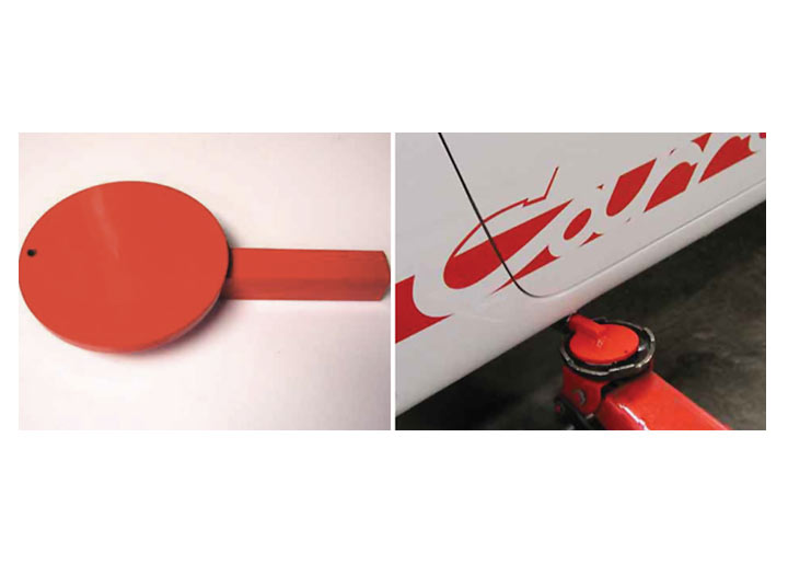 FOR PORSCHE T01, T01 READY TO SHIP (RENNLINE HEAVYDUTY JACKING PLATE)