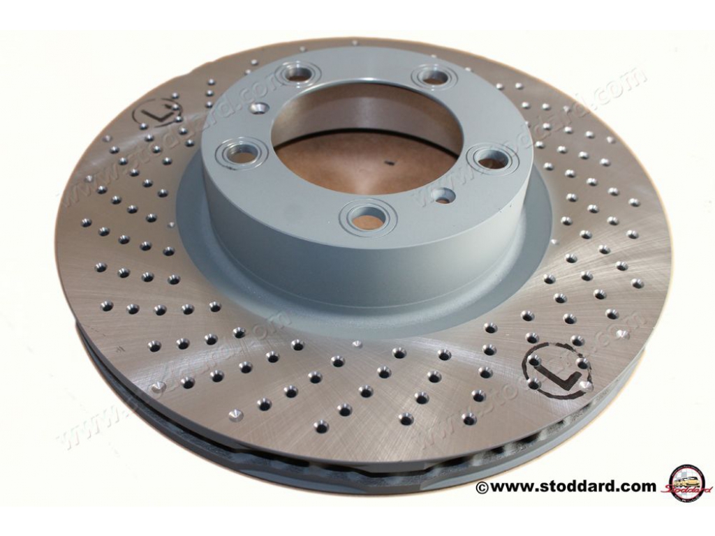 For Porsche Cayenne 2011-2012 Front Disc Brake Rotor w// Pads /& Sensor OEM